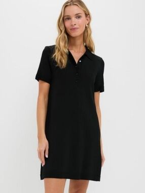 New Tuckernuck Pomander Place Ridley Black Knit Short Sleeve Dress Large